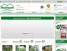 Tablet Screenshot of beckmann-kg.de